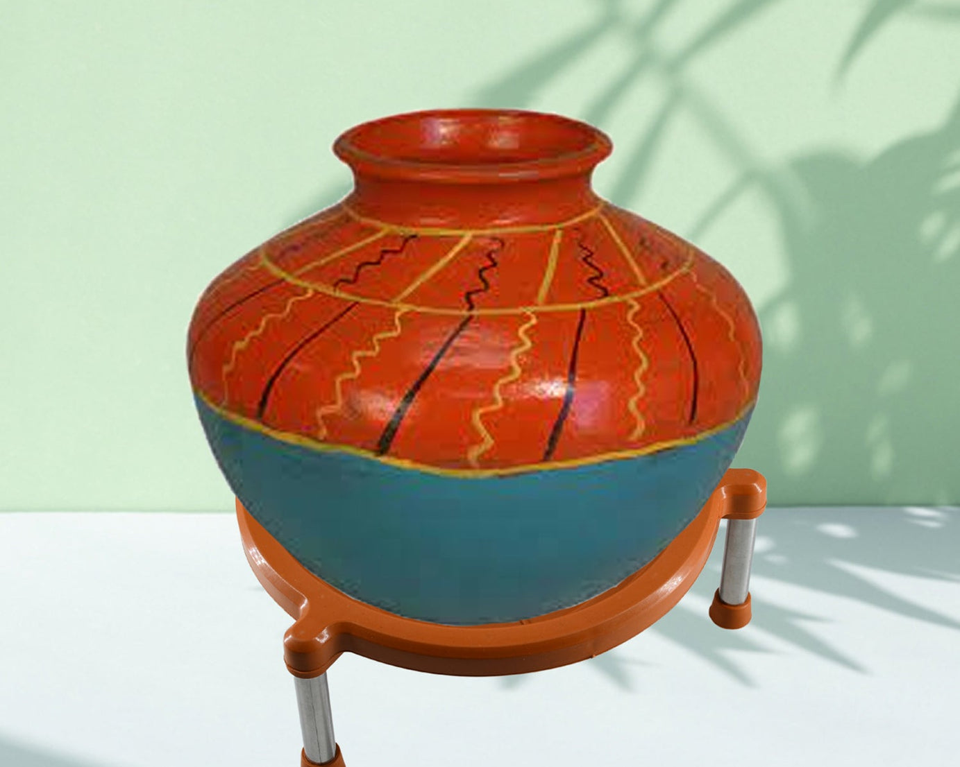 Plastic plant pot stand