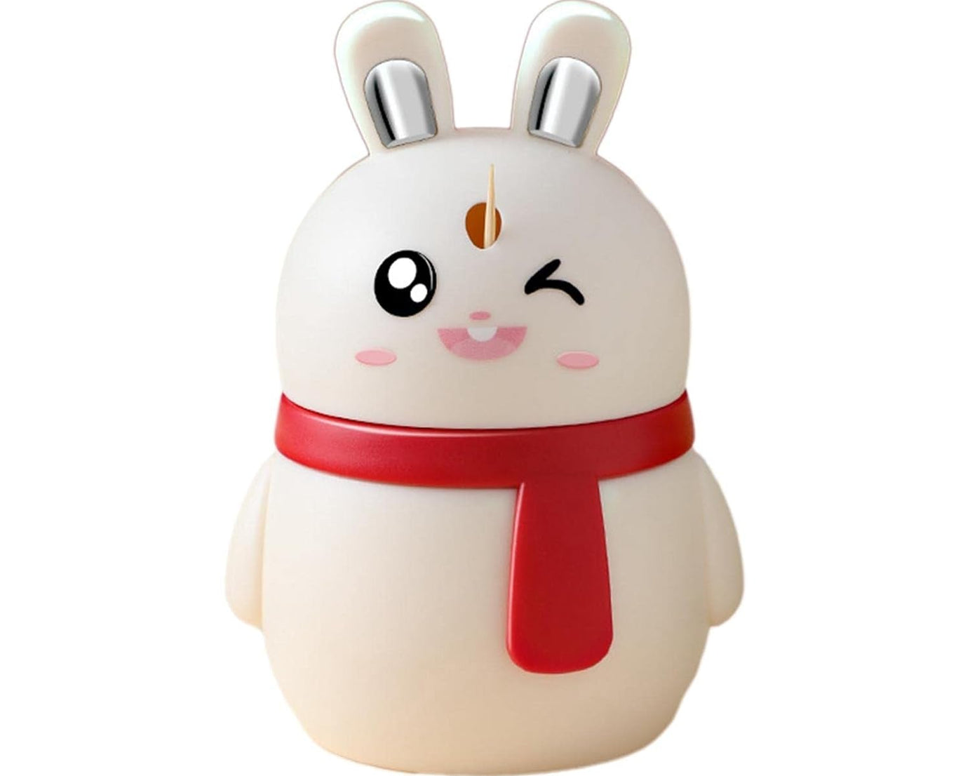 Rabbit Shape Toothpick Dispenser Pressing Small Size Accessory Durable Red | Home & Garden | Kitchen, Dining & Bar | Kitchen Storage & Organization | Racks & Holders Dining Room Table Decoration (1 Pc )