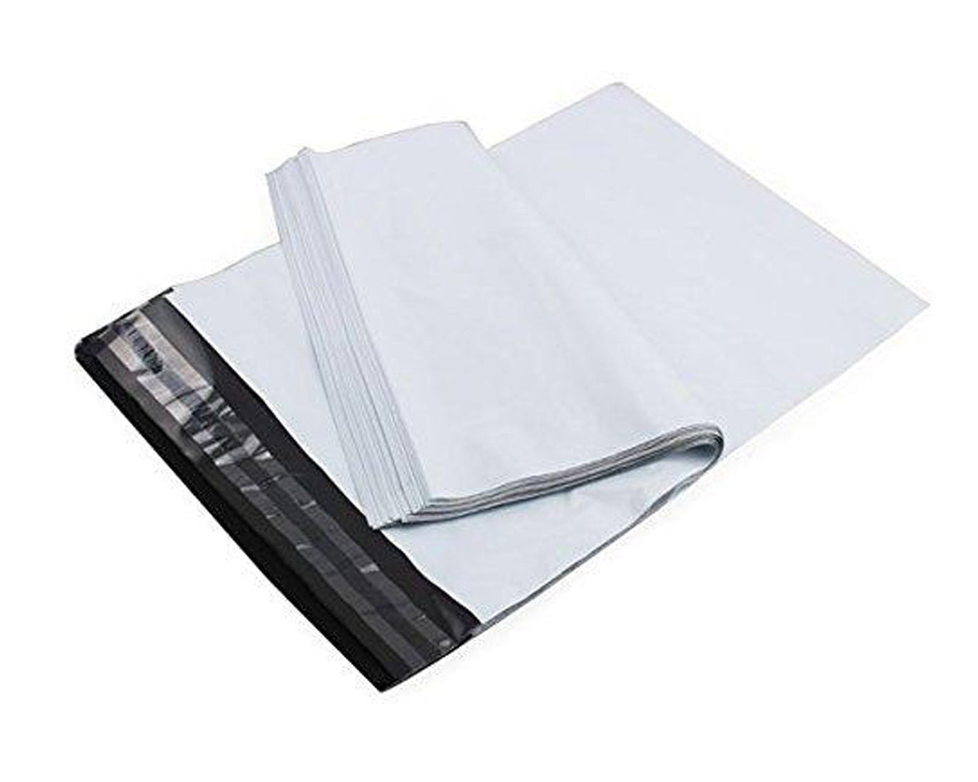 Tamper-proof courier bags with visible seals, demonstrating their use in protecting shipments