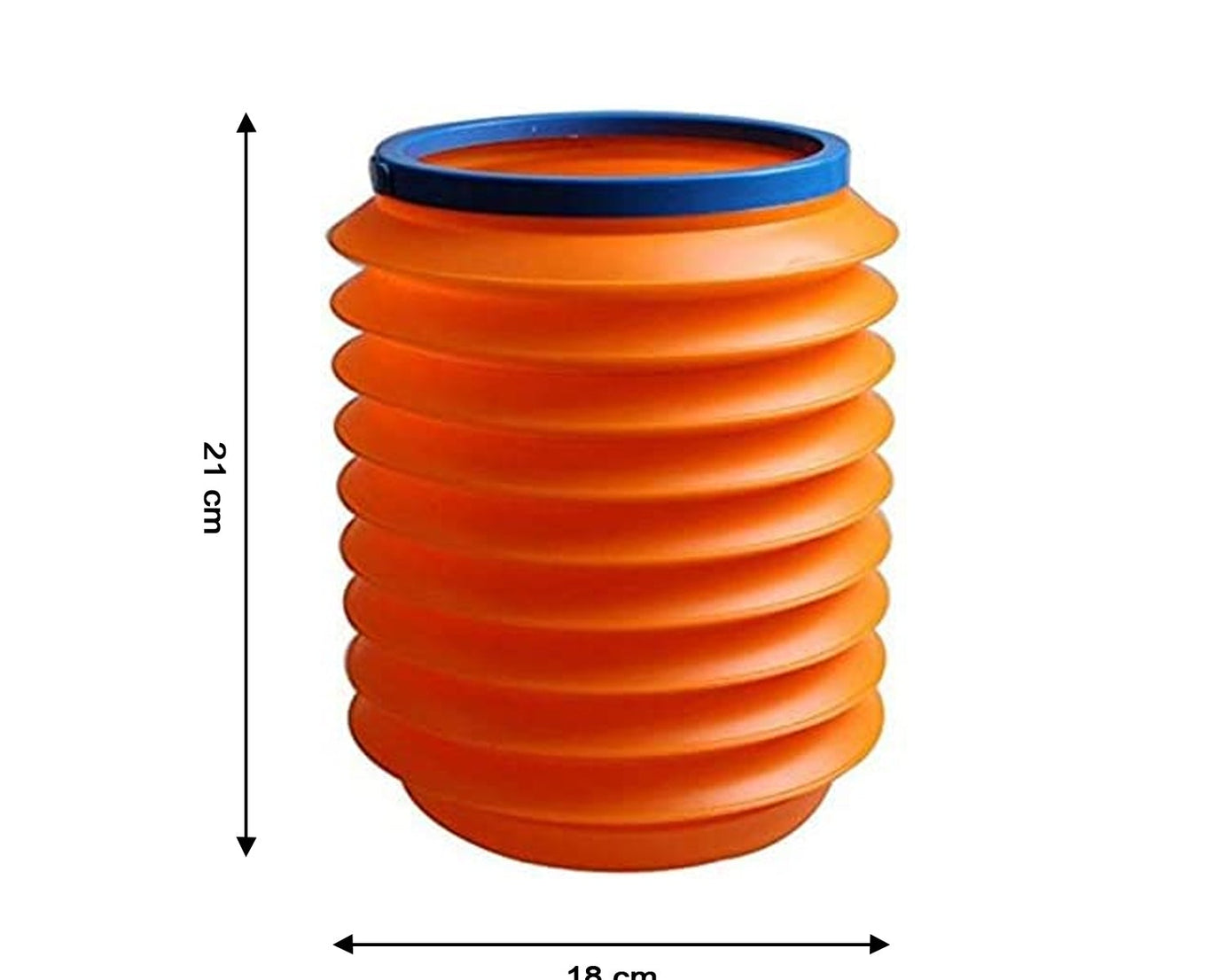 Foldable Storage Bucket, Water Container & Dustbin Multiuse Bucket For Home, Car & Kitchen Use Bucket