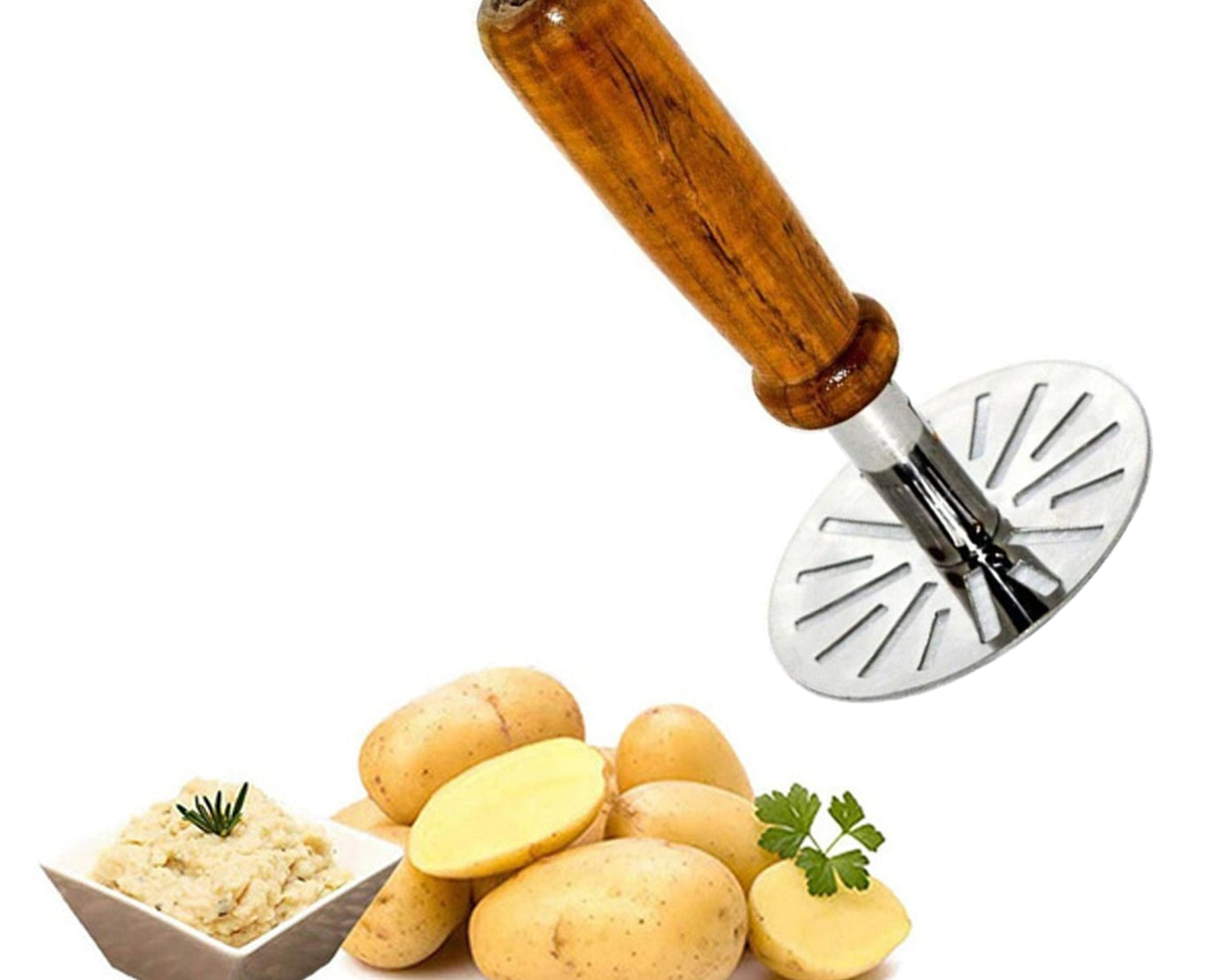0064A Paubhaji Masher used in all kinds of household and kitchen places for mashing and making paubhajis. 