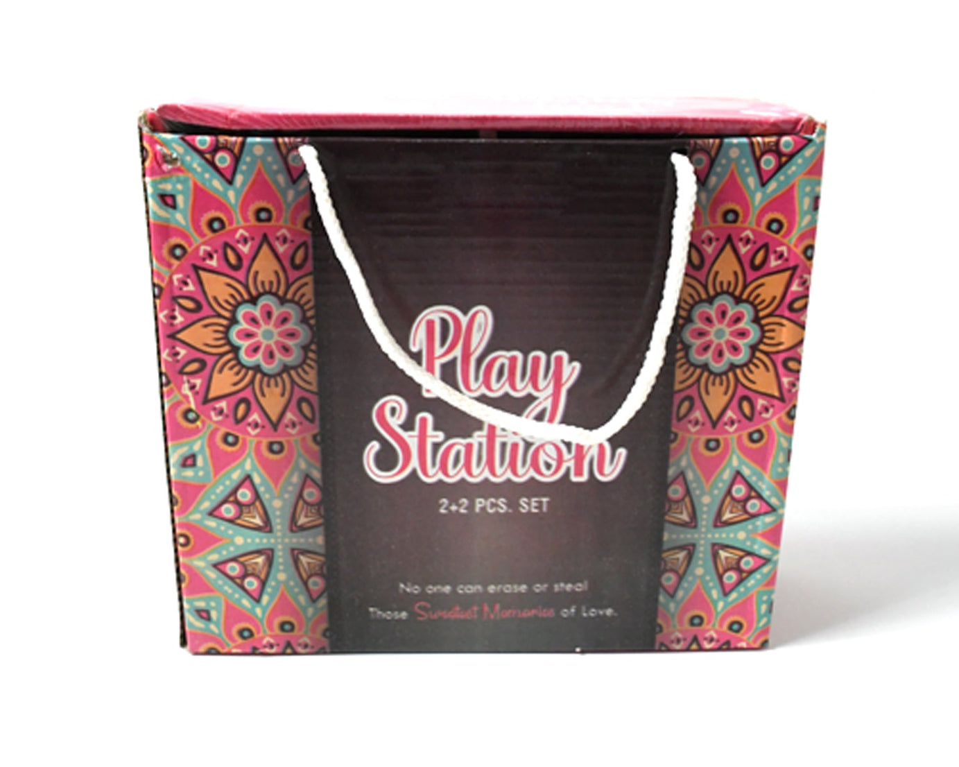 Play Station Ceramic Tea / cups / Mug Set With Handle Serving Bowl Milk Cup, Coffee Cup, Tea Cup, Breakfast Cup, Drinking Mug or Outdoor for Household, Gift for Birthday, Wedding Party (4 Pcs set)