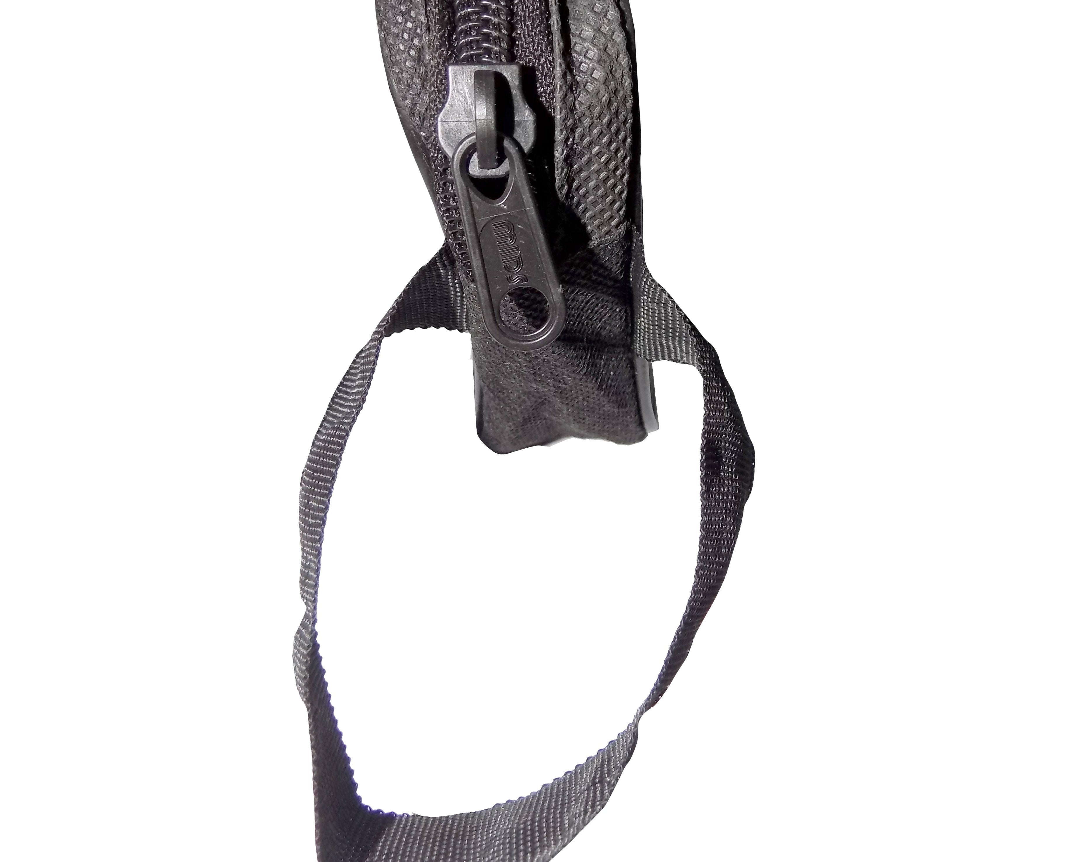 Black pouch for travel or shaving