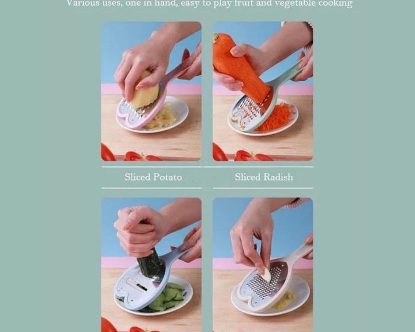 Heart-shaped grater for kitchen