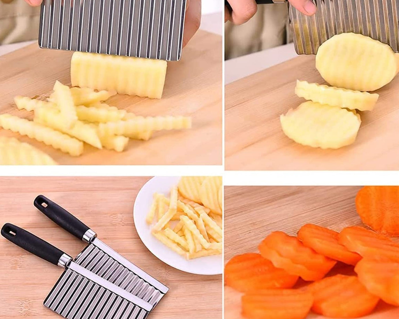 Crinkle cutter blade