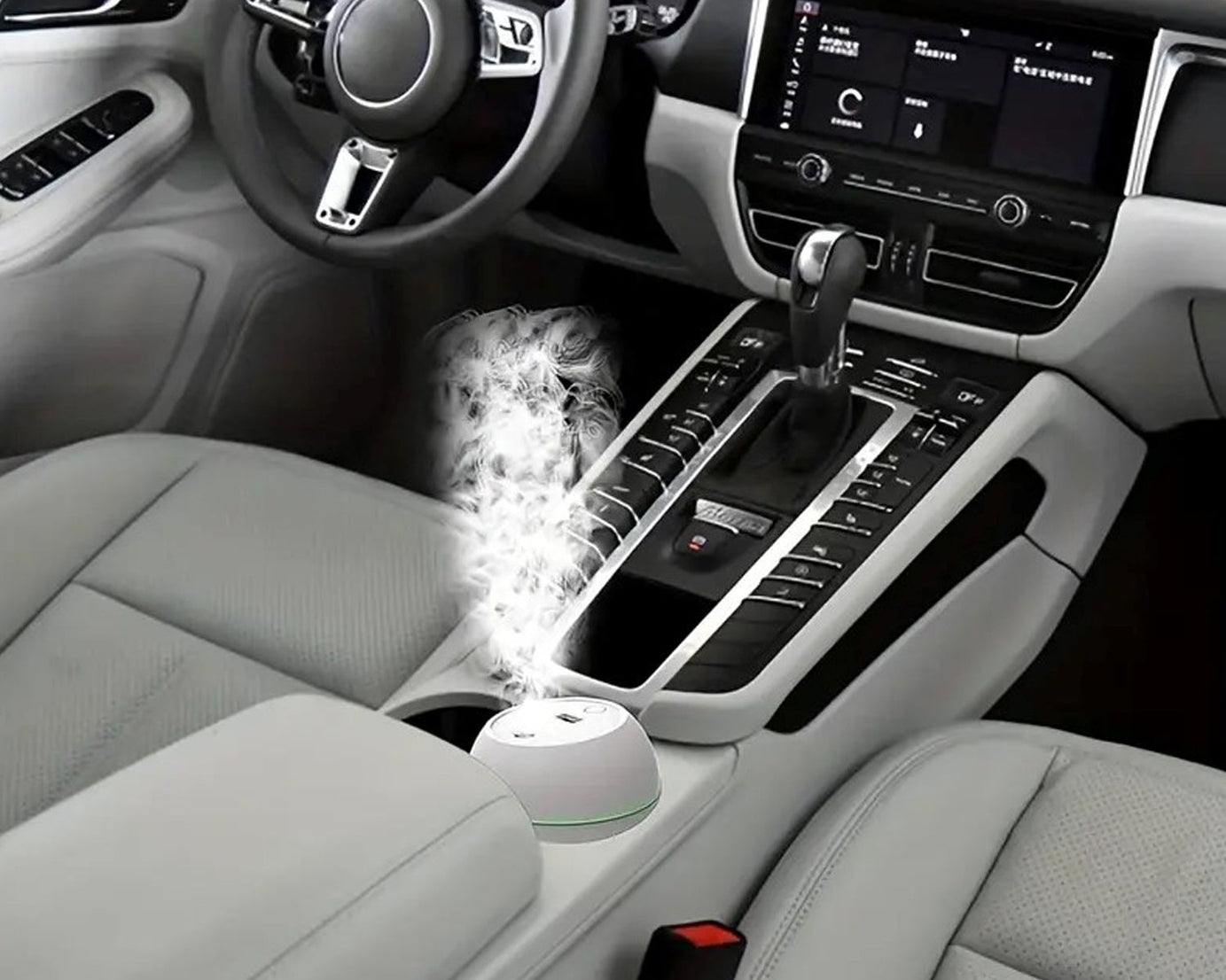 Portable Lighting Mini Humidifier, USB Personal Desktop Air Humidifier for Baby Bedroom Travel Office Home with Light, Cool Mist Humidifier, Essential Oil Diffusers, Cool Mist Humidifiers (250 ML)