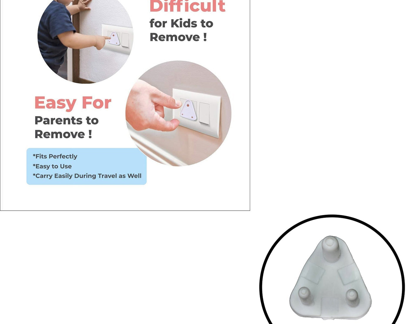 Electrical socket safety plug covers