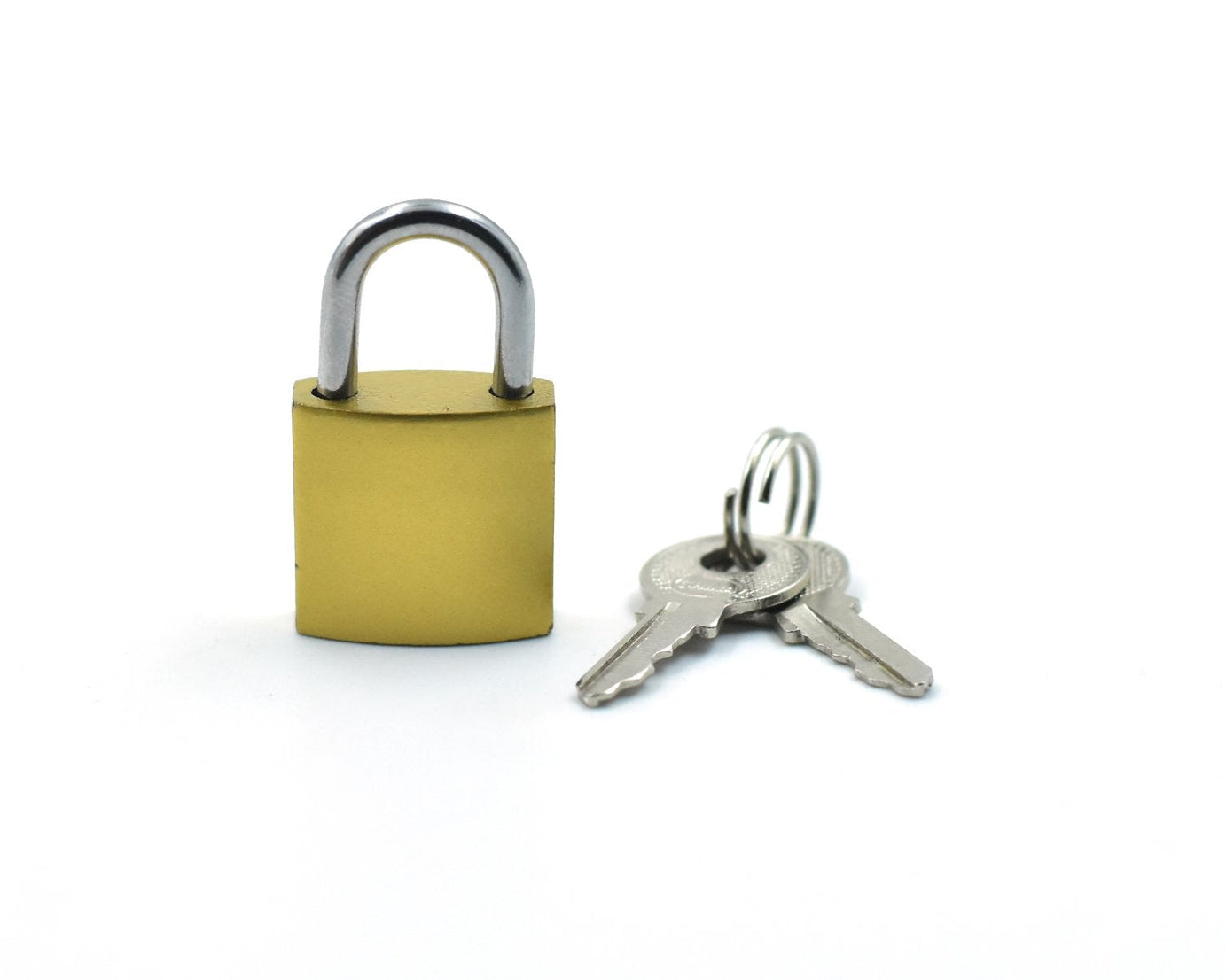 Imitation copper lock with key