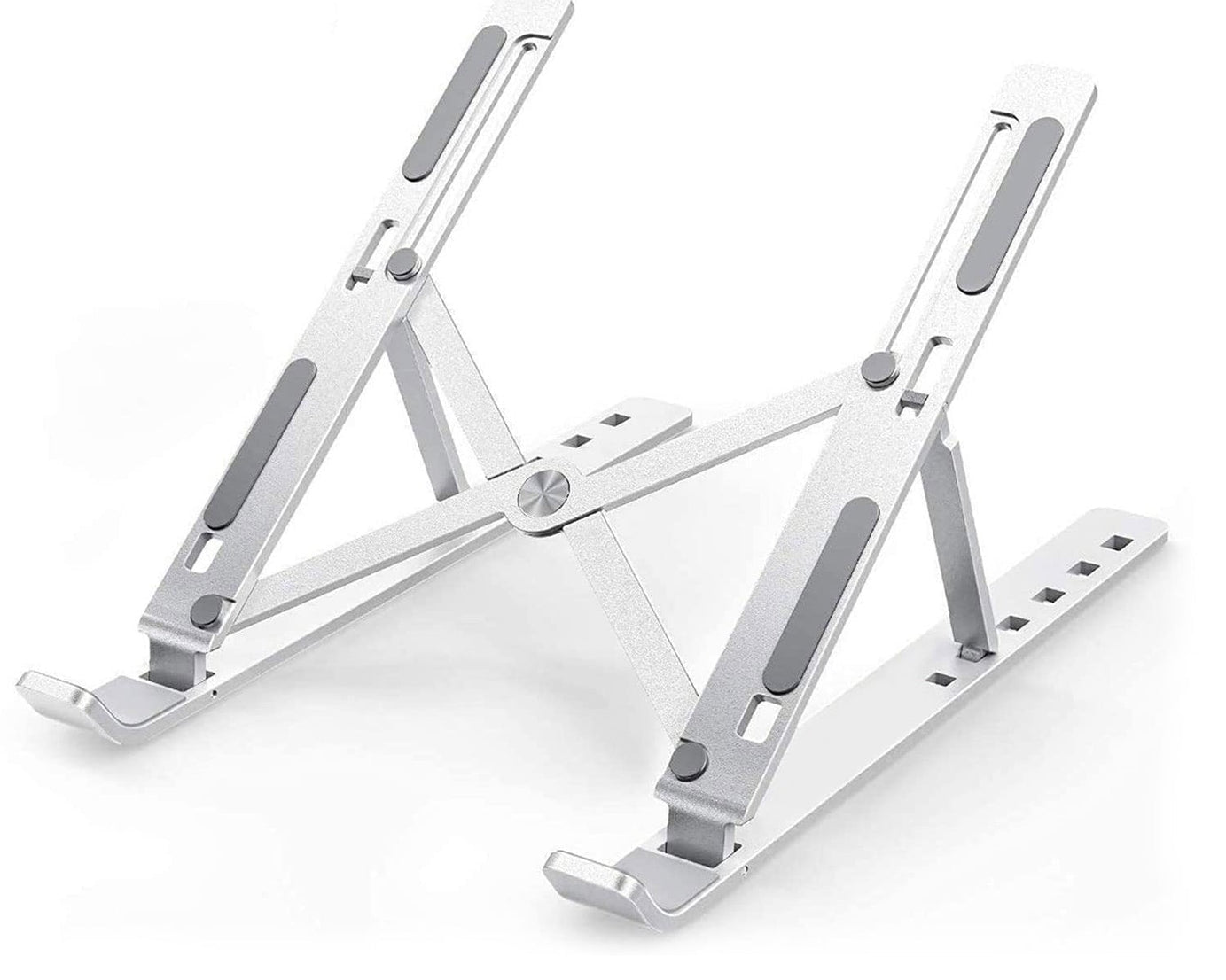Laptop Stand for Desk | Metal Portable Laptop Stand, with 6 Adjustable Angles | Laptop Riser, Phone, and Tablet Stand | Compatible for All Laptop