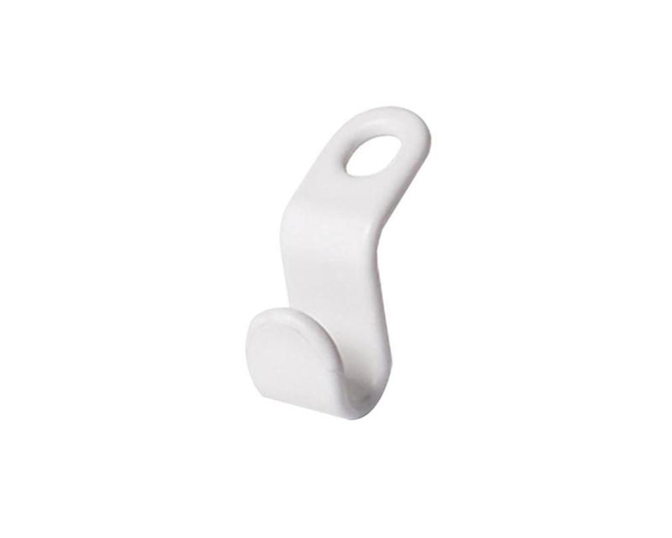 Plastic hanger with non-slip pad.