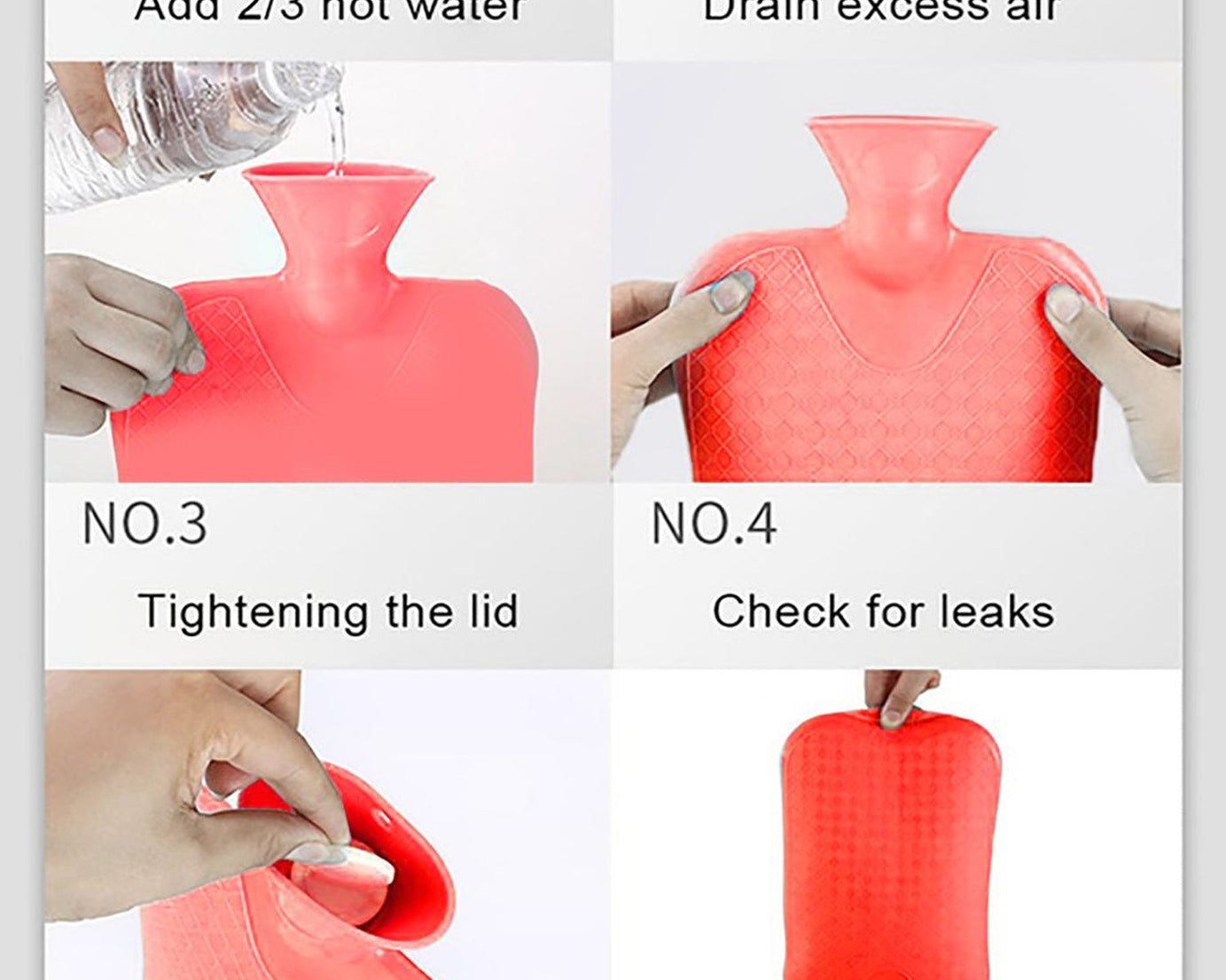 Hot water pad for quick pain relief, small size.