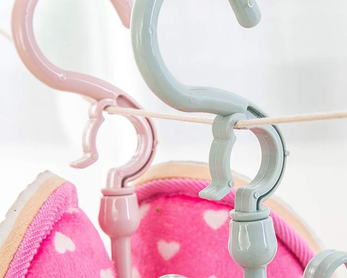 Shoes Drying Hanger, Rotatable Shoe Hanging Racks for Balcony Closet (1pc)