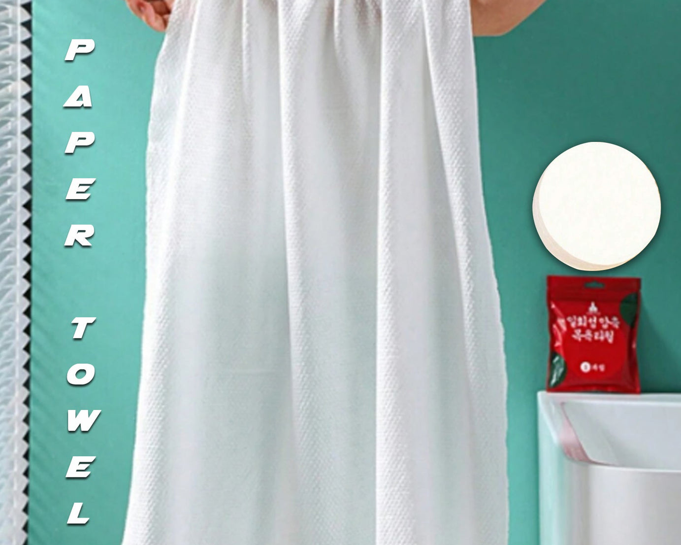 Compressed Towels Portable Disposable Compressed Cotton Coin Tissue Towel for Travel, Camping, Hiking, Sport, Beauty Salon, Home Hand Wipes (28x40 Inch)