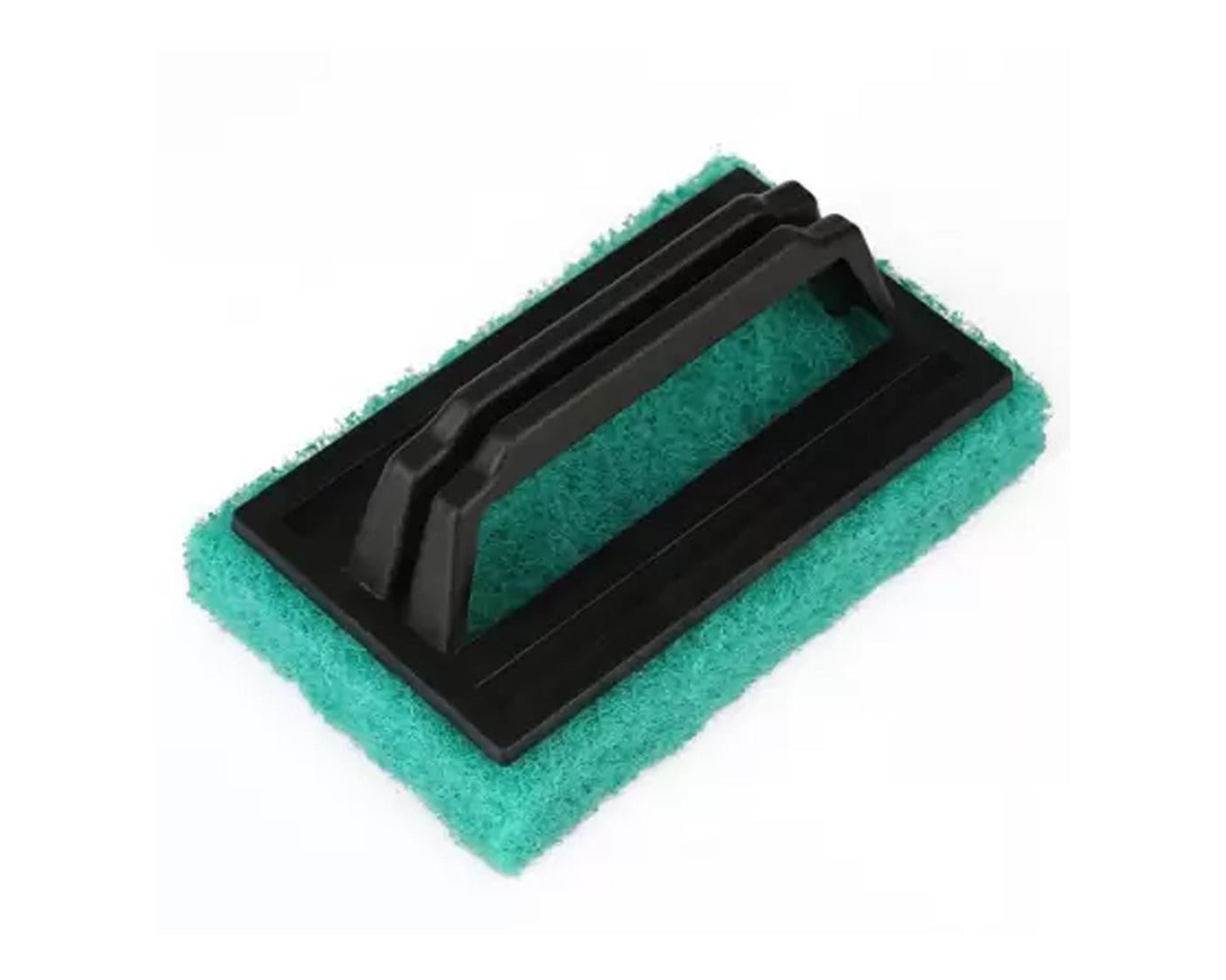 Handle scrubber brush for cleaning utensils.