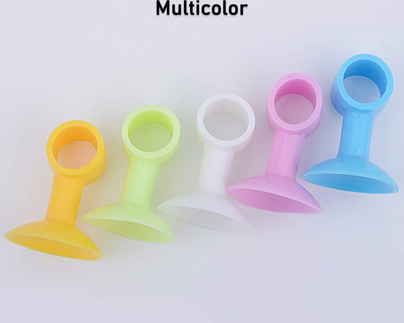 Mini door stopper with silicone, anti-collision crash pad.