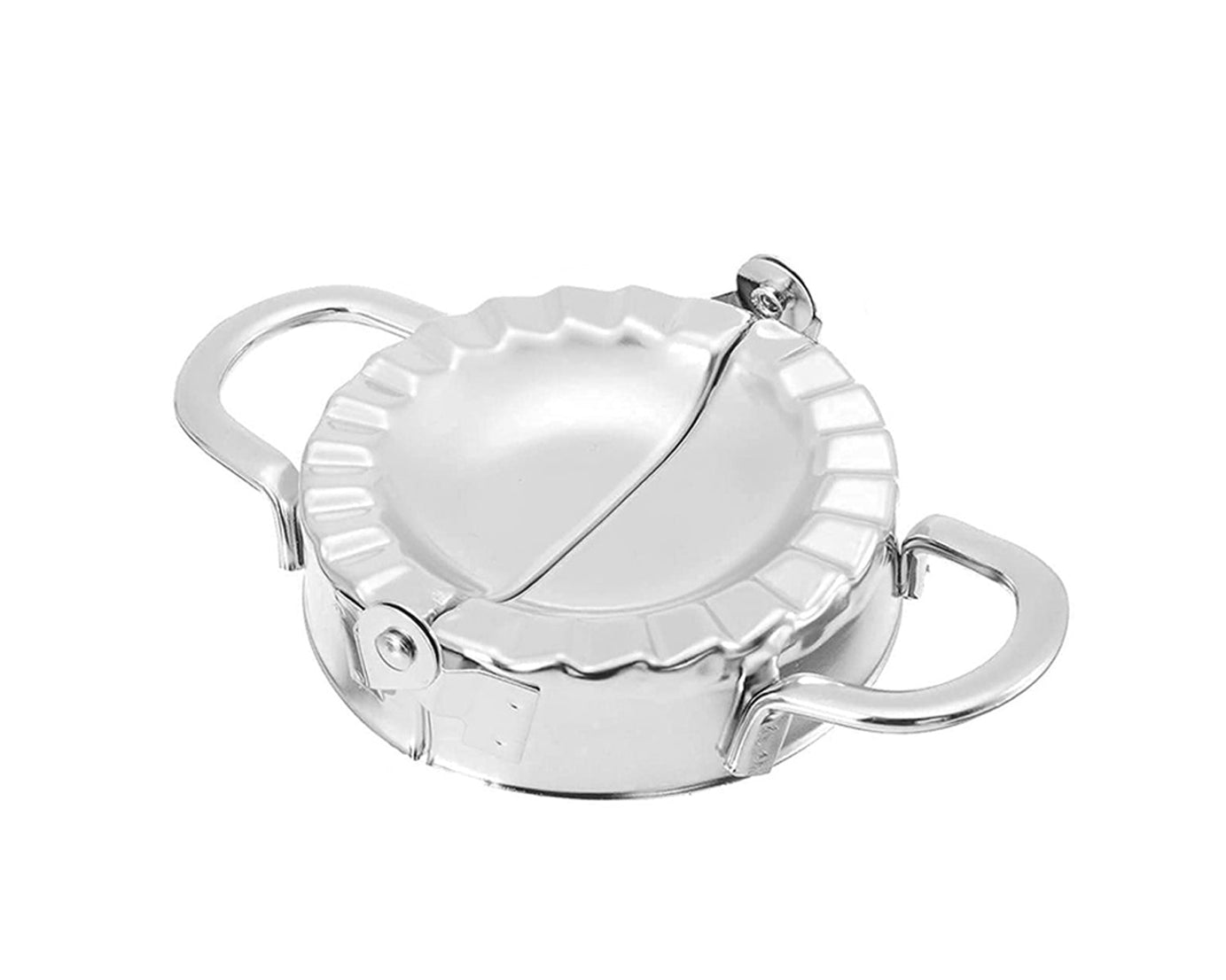 Dumpling maker with dough cutter