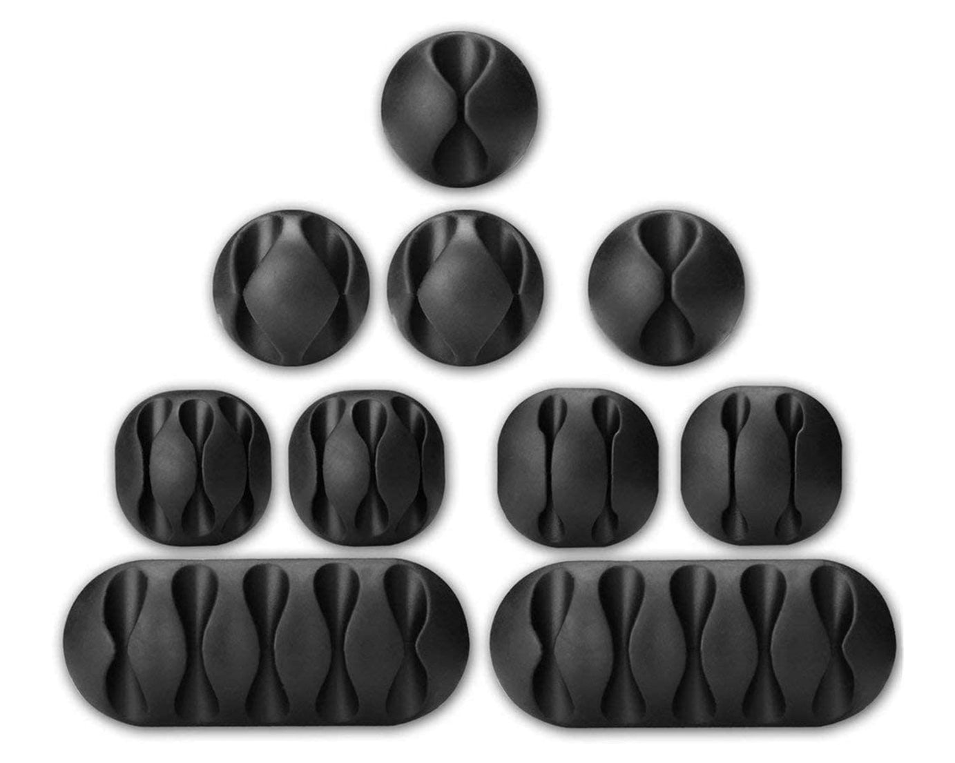 10pcs cable holders for organizing cables in different settings