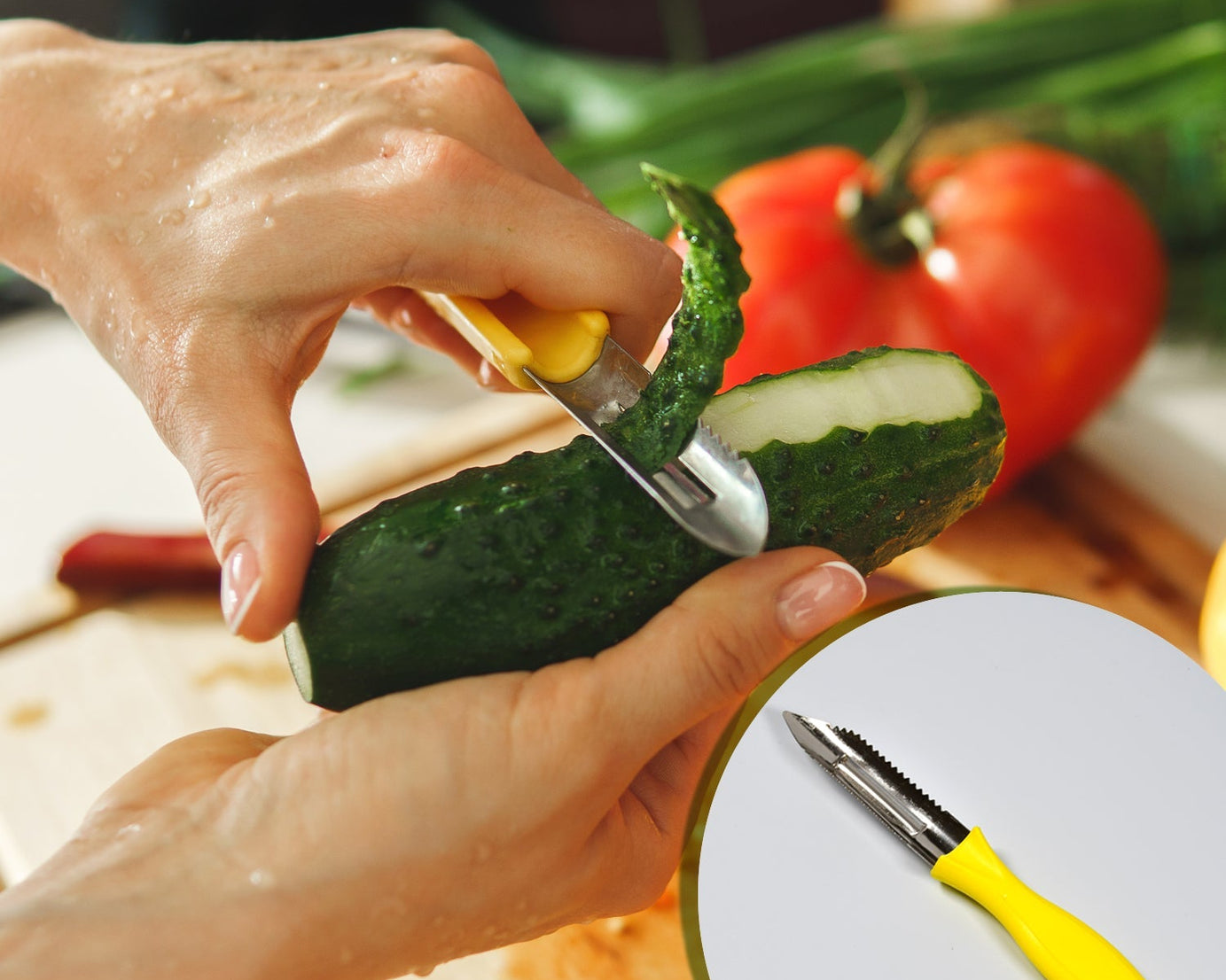 Ganesh classic stainless steel peeler for vegetables and fruits