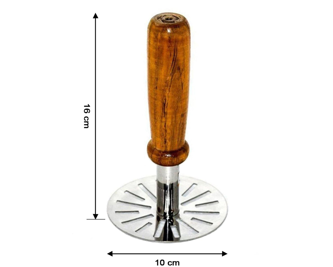 0064A Paubhaji Masher used in all kinds of household and kitchen places for mashing and making paubhajis. 