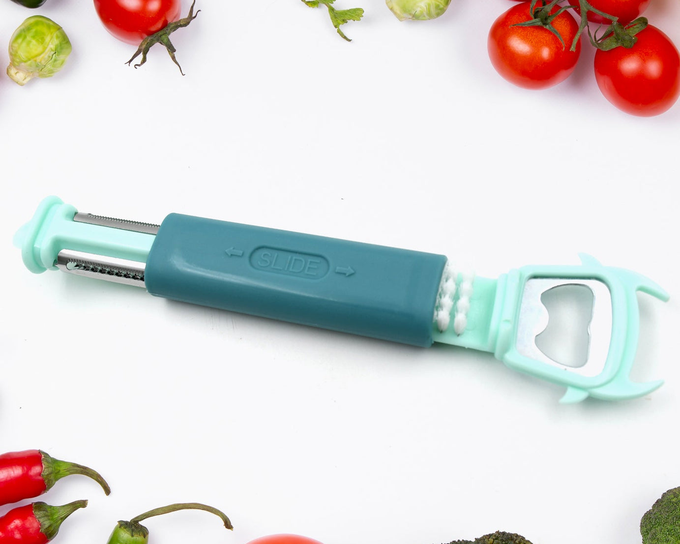 5541 Multifunctional, Vegetable Fruit Peelers Slicer Can Opener 7 In 1 Kitchen Peeler For Veggie Fruit Potato Carrot Durable Kitchen Peeling Tool Non-slip Handle Durable For Potato, Fruit, Vegetables, Carrots, Cucumbers