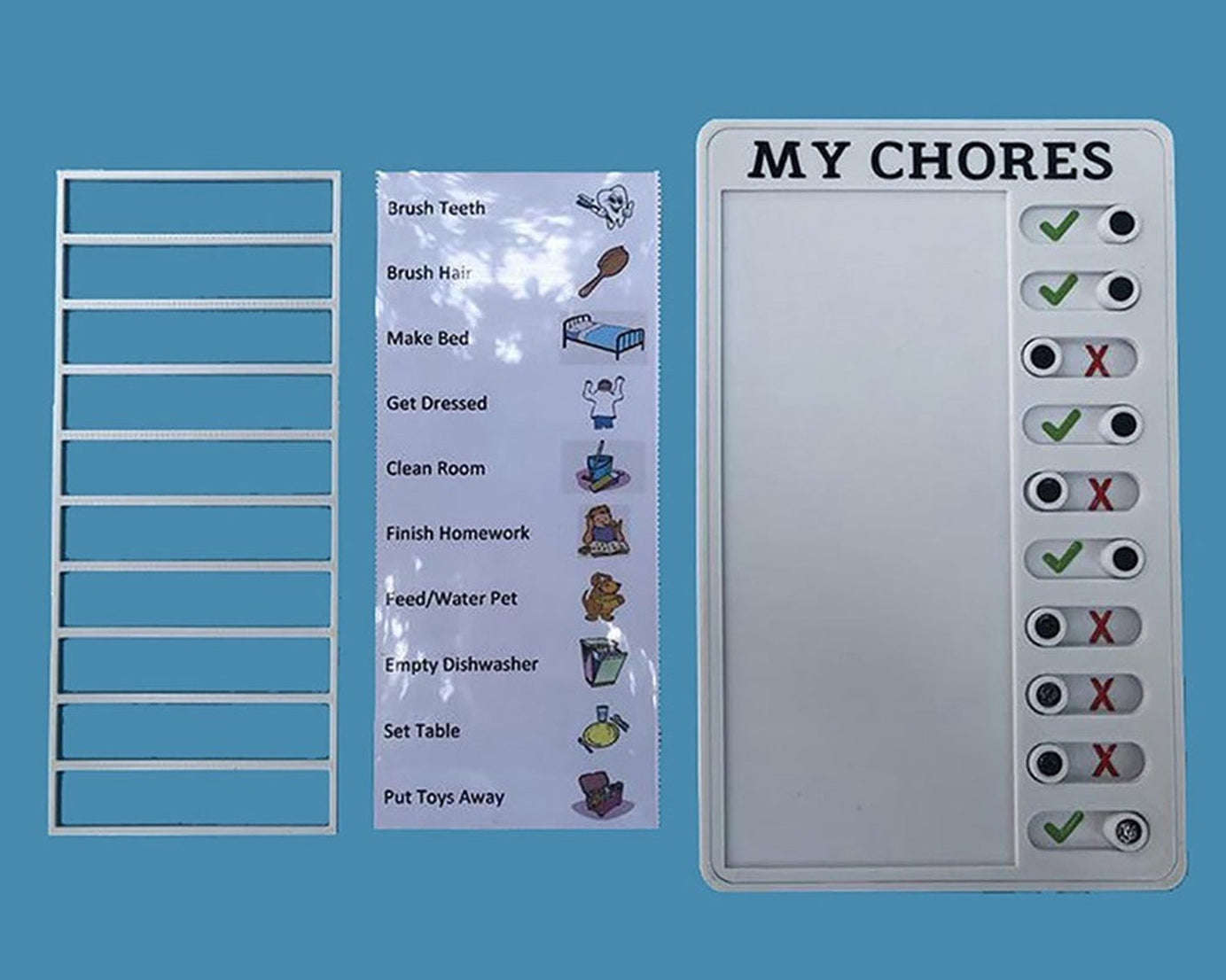 Chore management note board