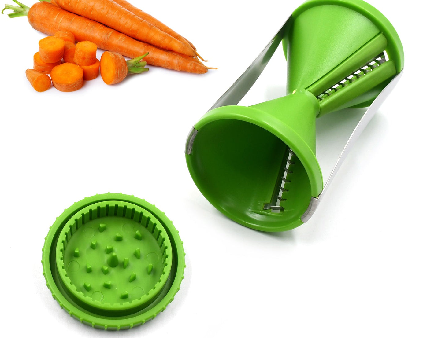 Portable Spiralizer Vegetable Slicer Handheld Spiralizer Peeler Stainless Steel Spiral Slicer For Salad Vegetables Fruit Slicer