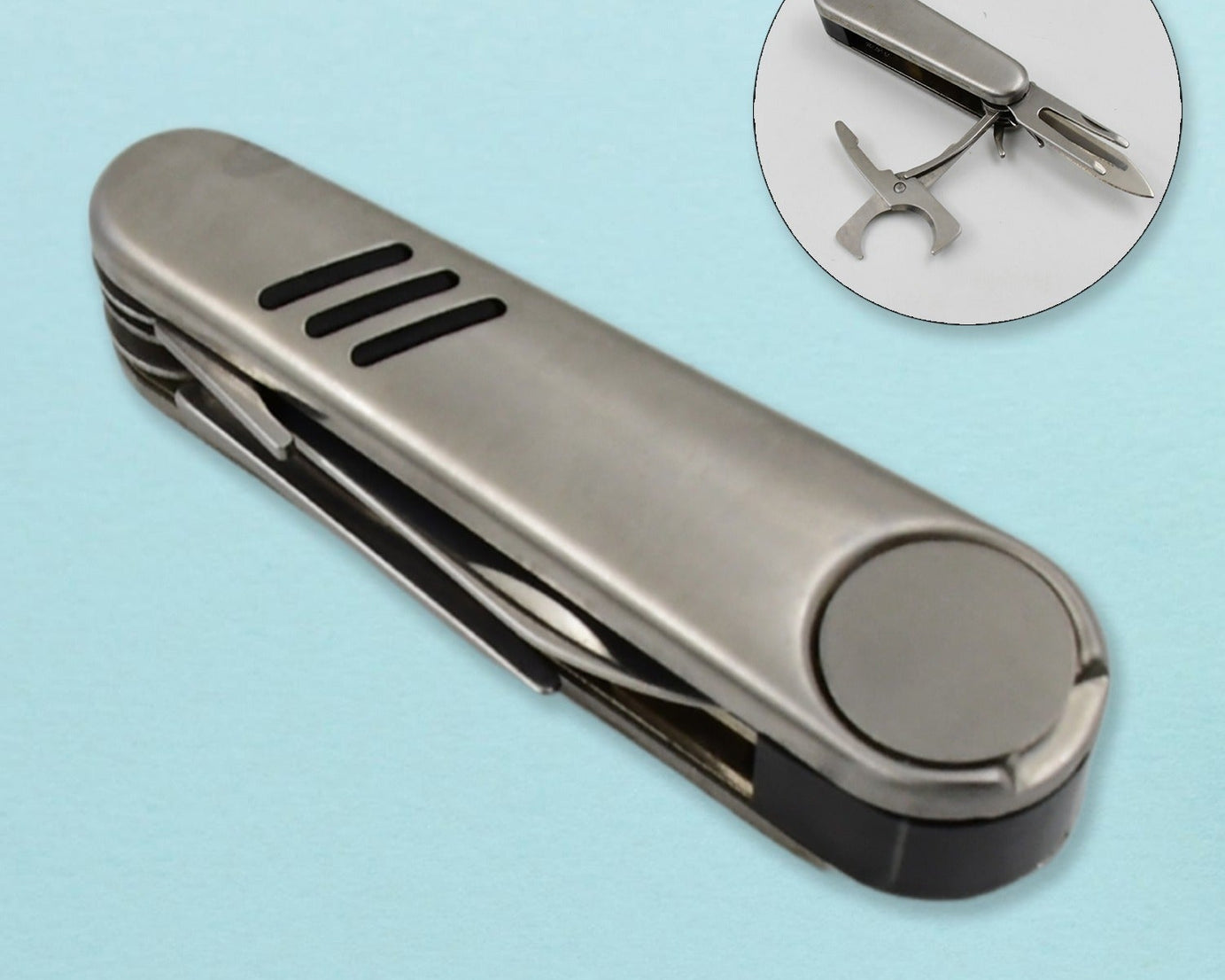 Stainless Steel Pocket Tools Chest Knife