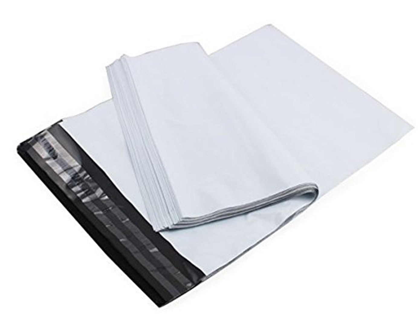 Plain tamper-proof bags for secure deliveries.