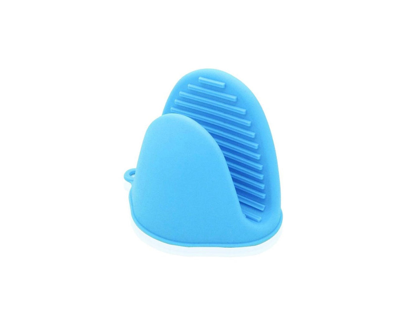 Heat-resistant silicone potholder with a hanging loop