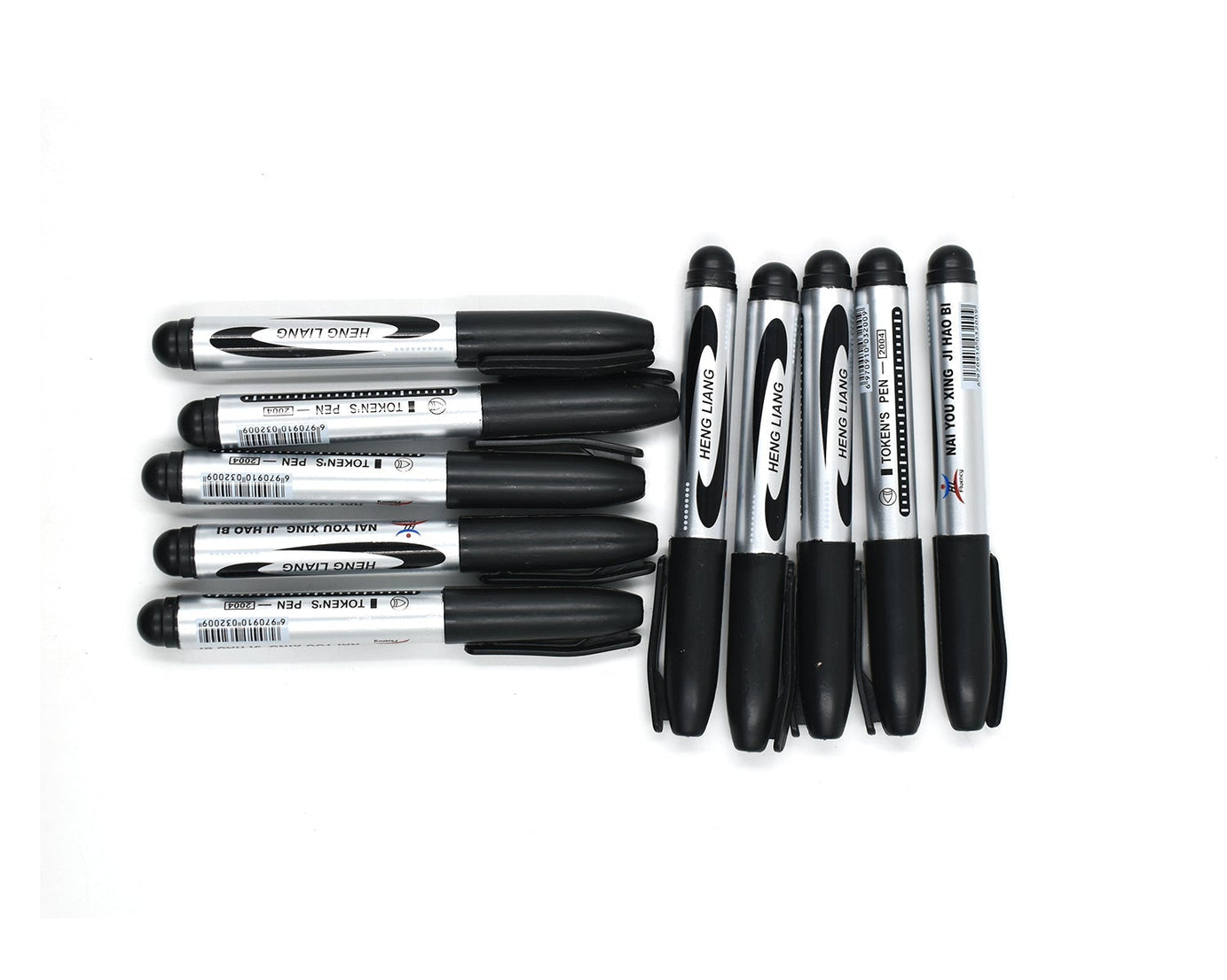 Black markers for school and office