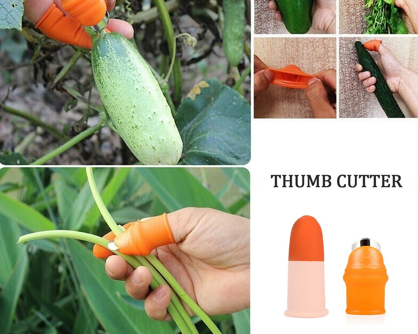 Vegetable cutting set with sharp blades