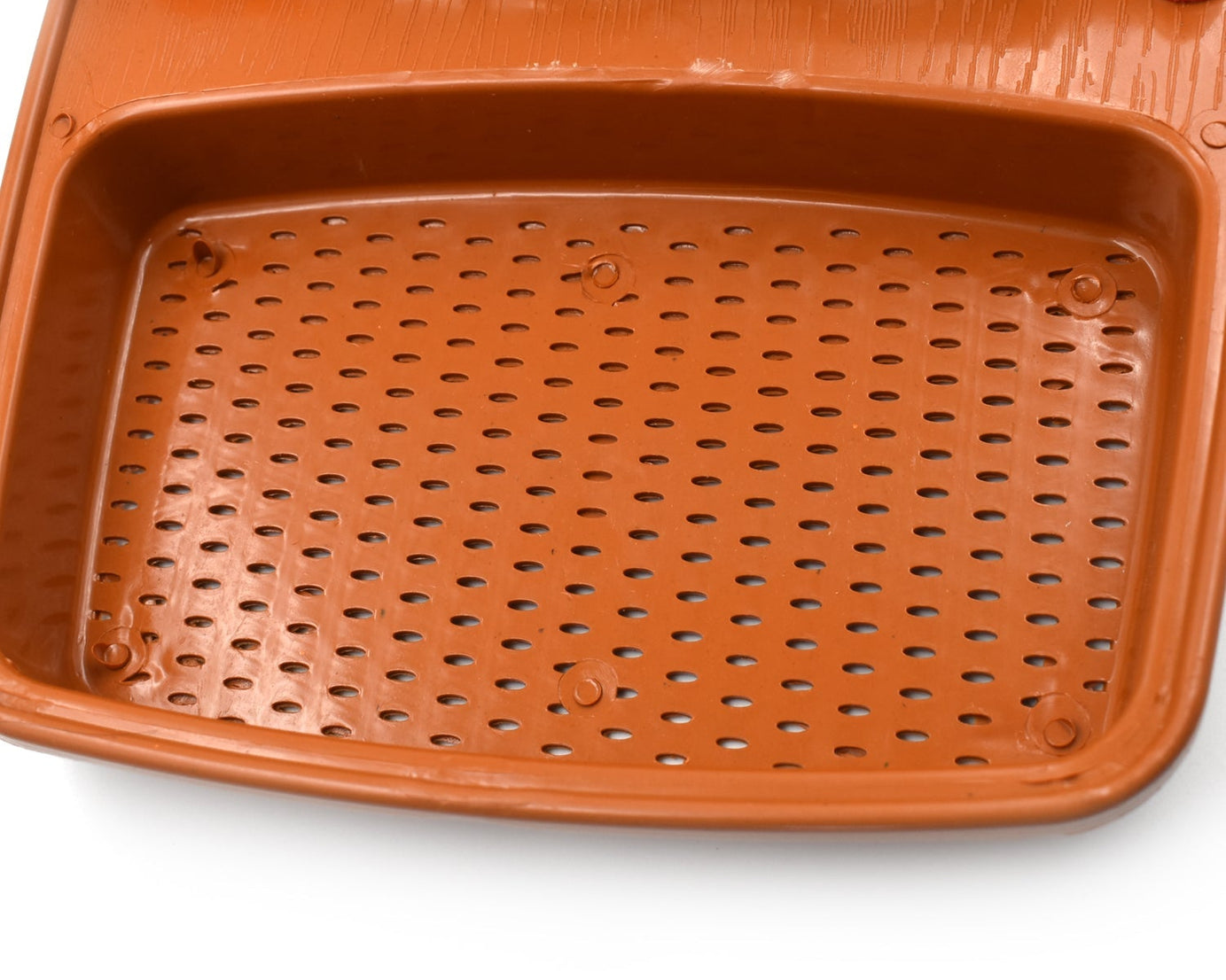 Versatile kitchen cut and wash box with tray, for easy vegetable and fruit prep.