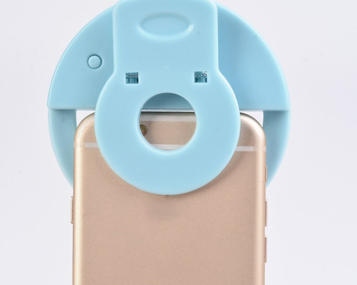Selfie ring light for brightening face during photos and videos