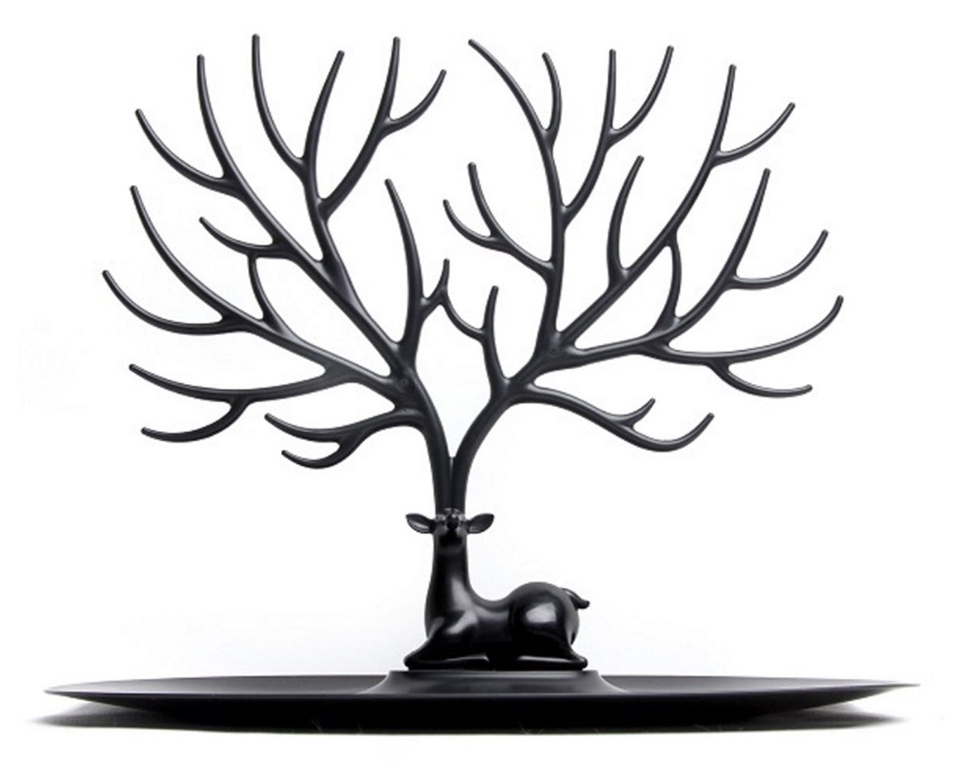 Deer-themed jewelry organizer, perfect for display.