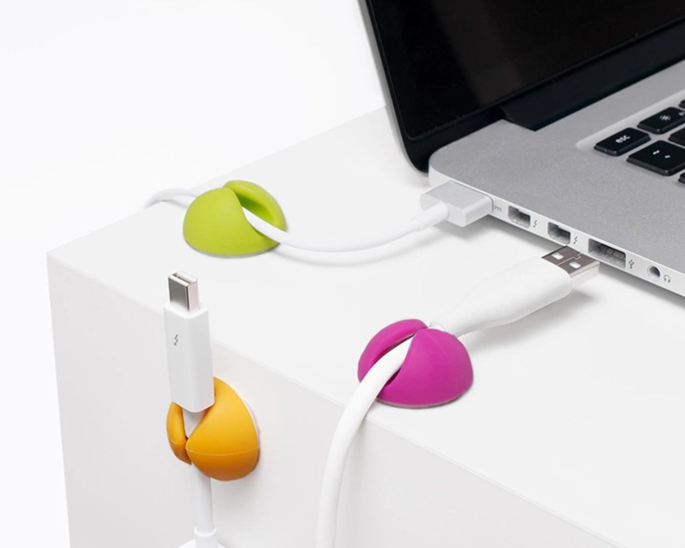 Table cable management clips