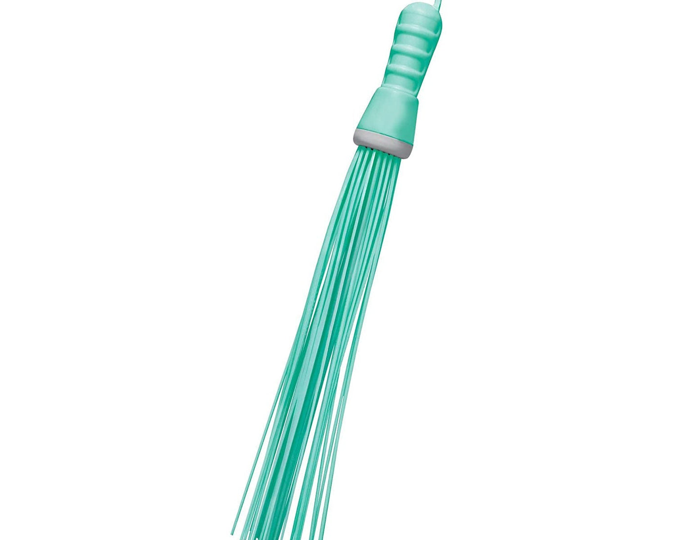 Close-up of hard bristle broom for floor cleaning