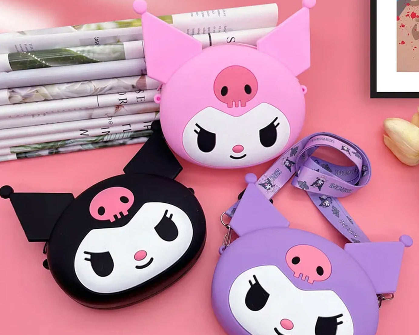 Cute Cartoon Girls' Backpack, Shoulder Bag /  Purse, Portable, Mini Silicone Handbag Girls, Children's Bag/Purse for Girls Women, Gift Girls Bag Accessories (1 Pc Mix Color )