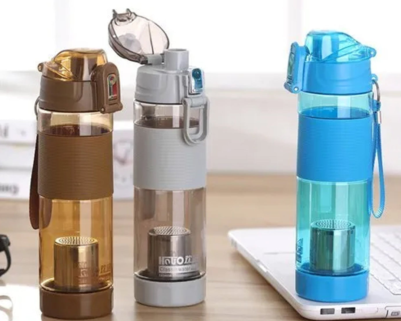 6480 Alkaline Water Bottle, with Food Grade Plastic, Stylish and Portable (Particulates not included)