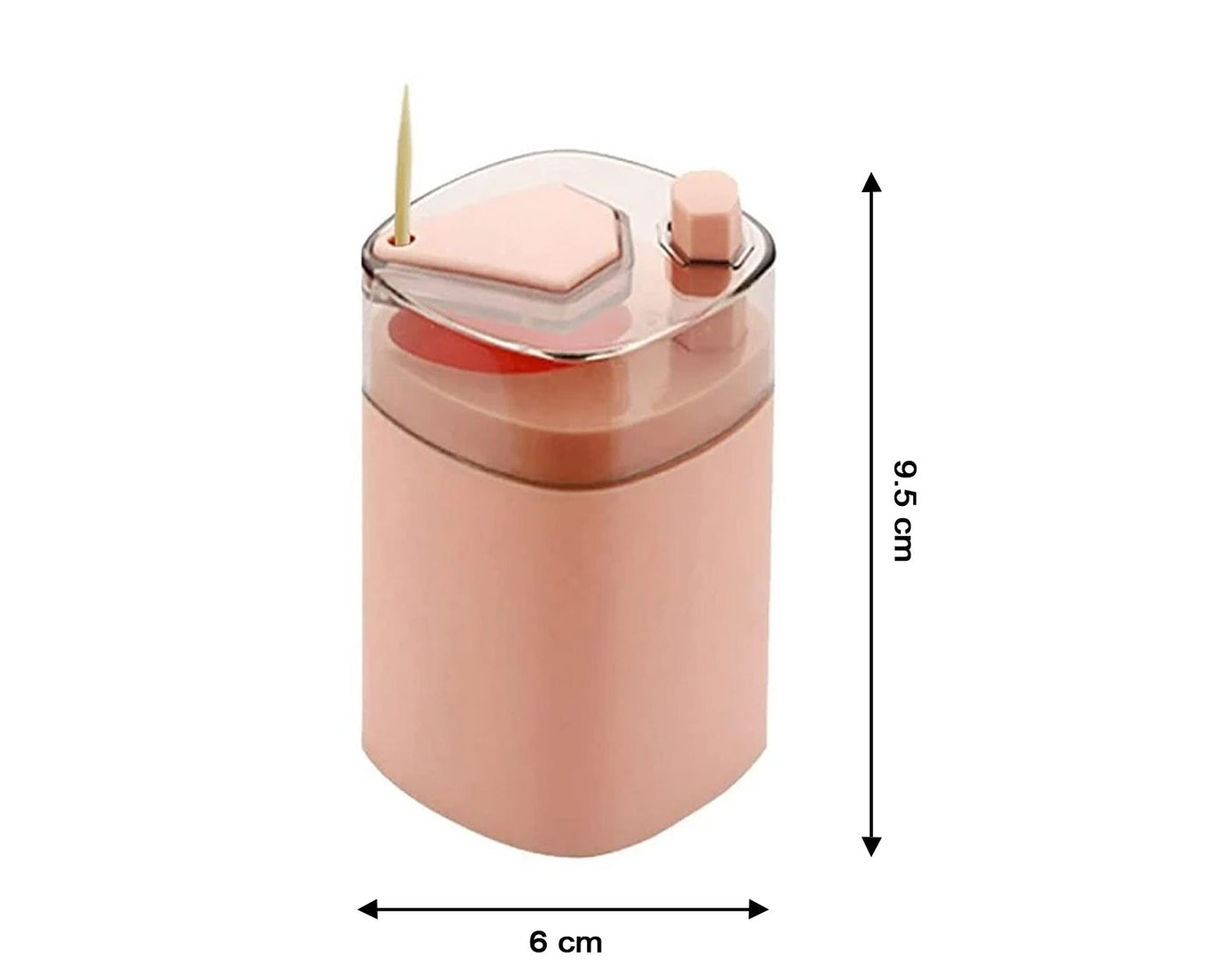Toothpick Holder Dispenser, Pop-Up Automatic Toothpick Dispenser for Kitchen Restaurant Thickening Toothpicks Container Pocket Novelty, Safe Container Toothpick Storage Box.