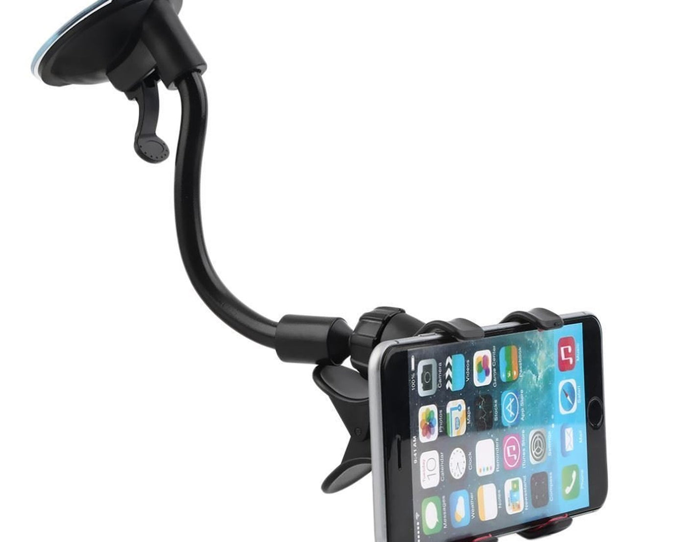 Phone holder with flexible angle adjustment