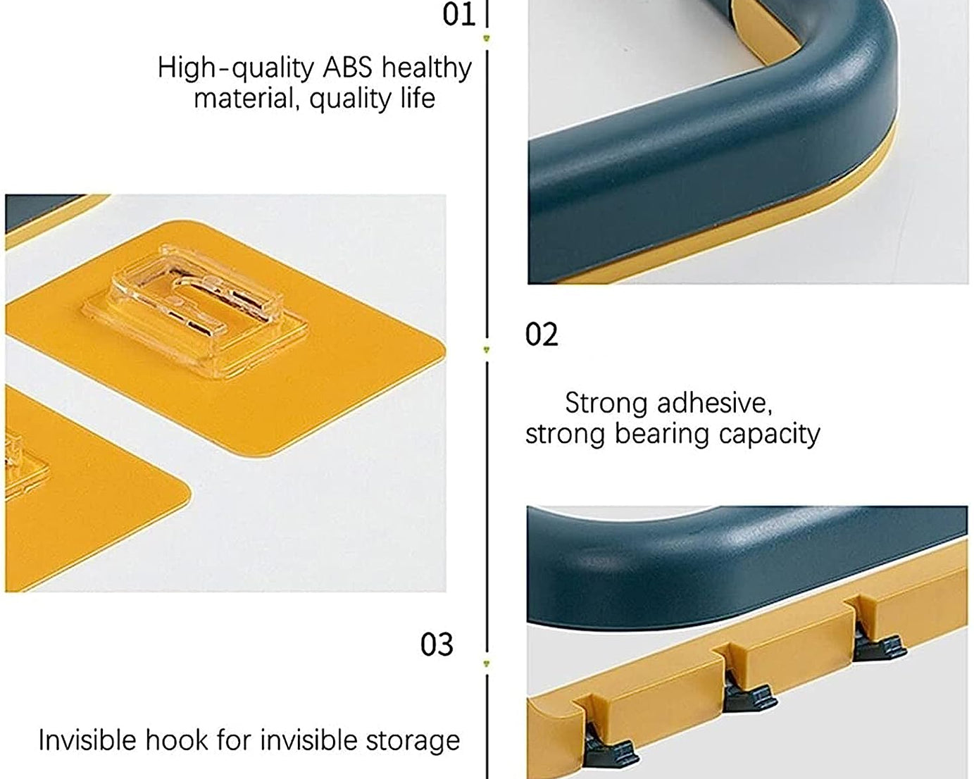 Adjustable towel rack with double bars