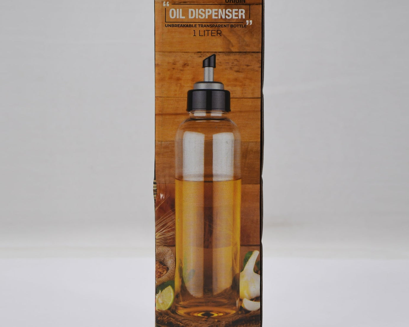 Oil Dispenser Transparent Plastic Oil Bottle