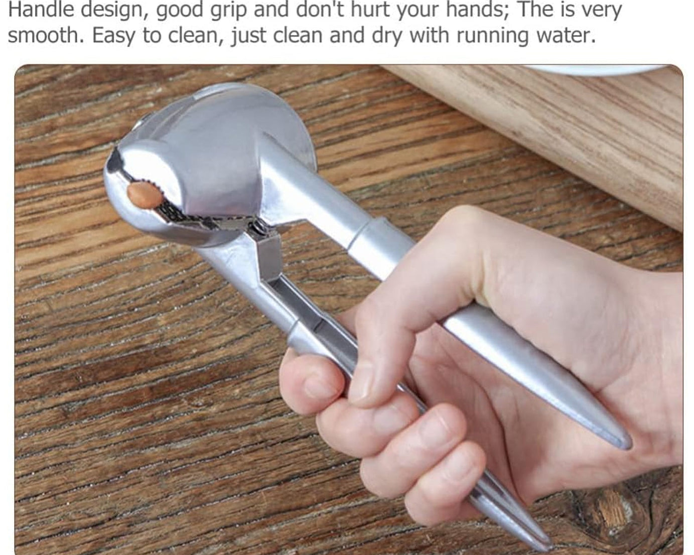 Walnut Cracker, Luxury Die Cast Stainless Alloy Nut Cutter Walnut Clamp Plier Portable Smart Walnut Akhrot Pincers Bottle Opener for Pecans, Almonds, Brazil Nuts