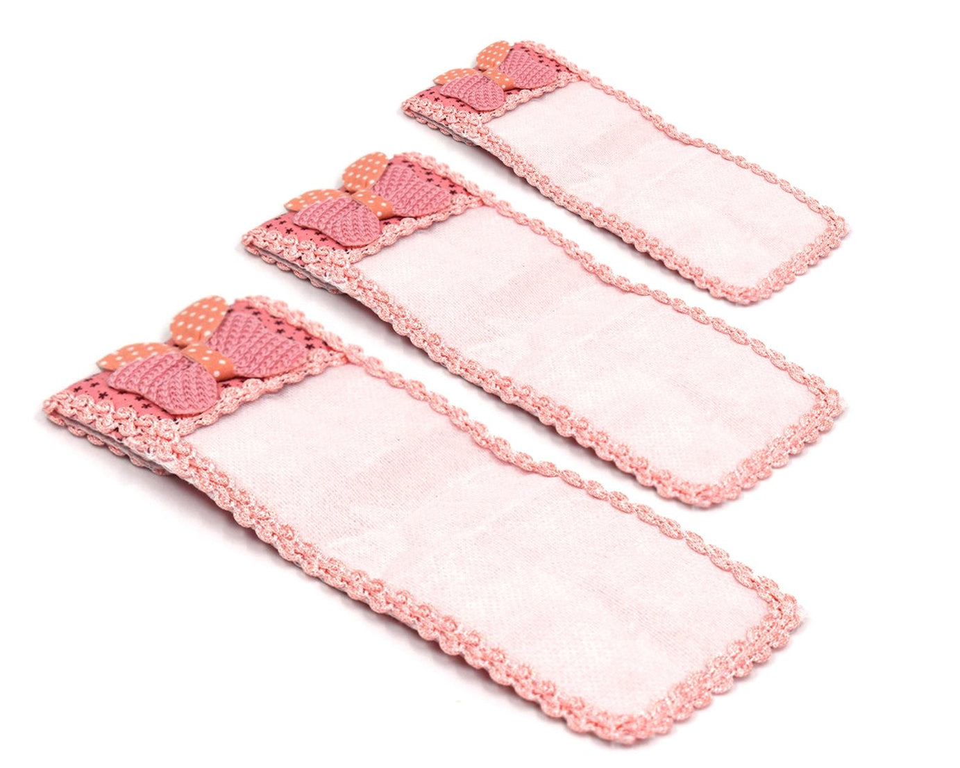 Three-piece remote cover set with bow knot for dust protection