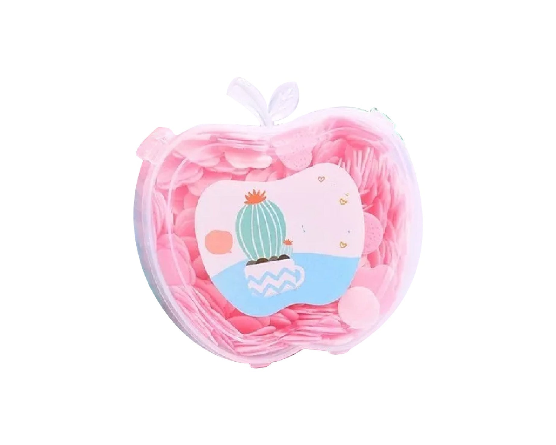 Individual apple soap sheet