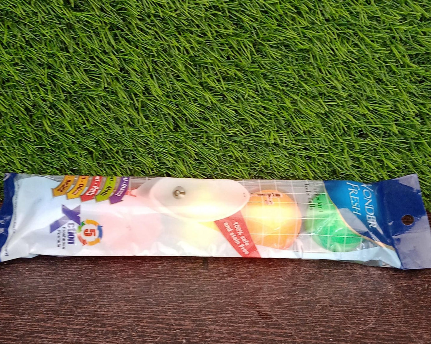 Sani balls for bathroom freshening with long-lasting fragrance