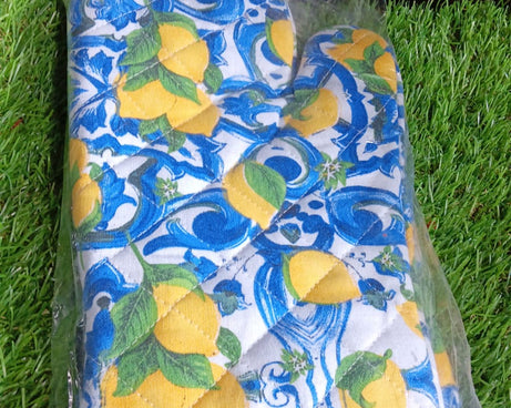 Lemon Oven Mitts Gloves (1 Pc / Big)