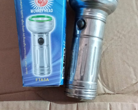 Nostalgic Flashlight,Flashlight Outdoor, Portable Nostalgic Simple Iron Outdoor Old-Fashioned Flashlight