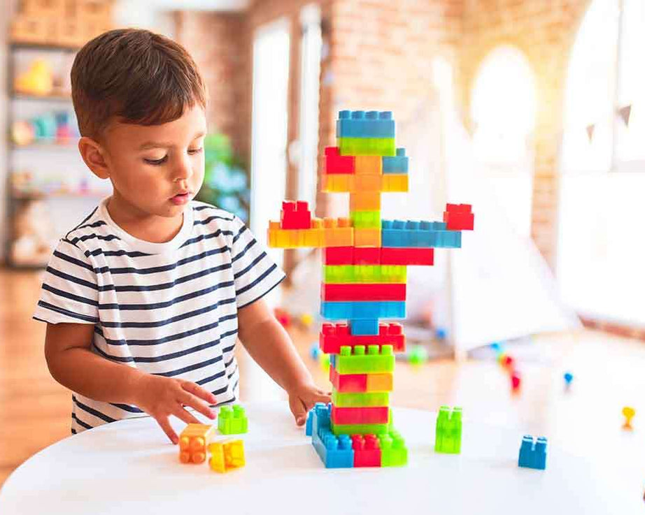 Small blocks toy set, gift pack for kids, block game.