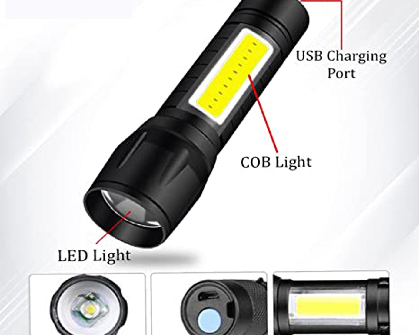 Long range flashlight
